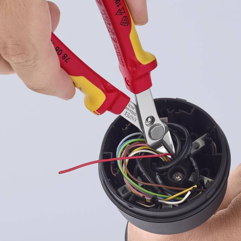 KNIPEX 5 pulgadas Electrónica Súper Knips con Mangos Aislados - 78 06 125