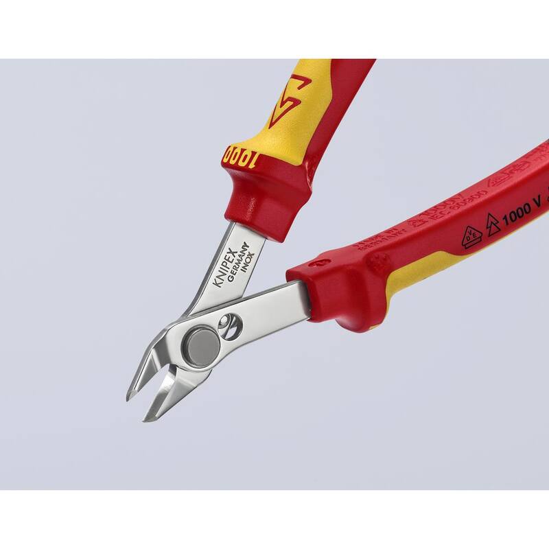 KNIPEX 5 pulgadas Electrónica Súper Knips con Mangos Aislados - 78 06 125