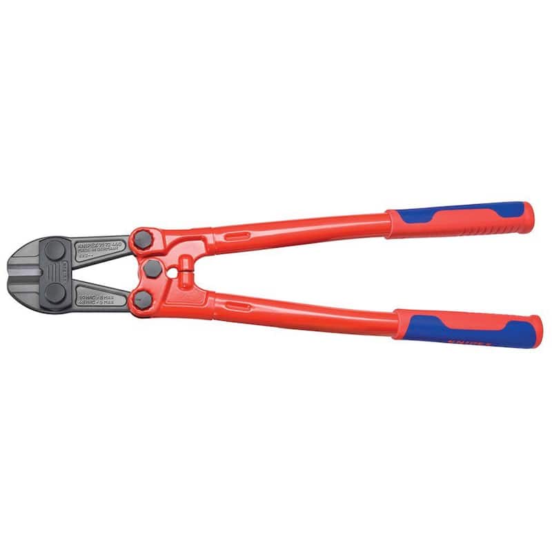 Cortadores de pernos grandes KNIPEX de 18-1/4 pulgadas con agarre ergonómico de varios componentes, acero forjado 48 HRC - 71 72 460.