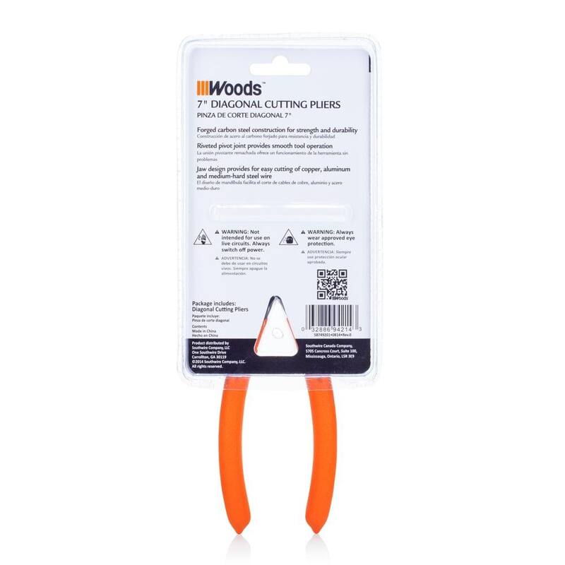 Pinzas de corte diagonal Southwire de 7 pulgadas - 58749240
