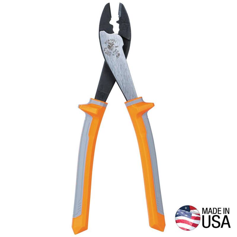 Herramienta de crimpado y corte de Klein Tools para conectores aislados - 1005RINS