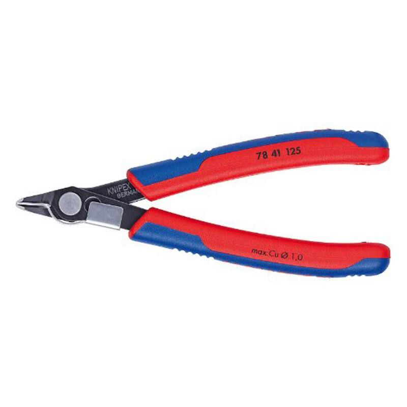 KNIPEX 5 pulgadas Electronics Super-Knips con agarre cómodo - 78 41 125