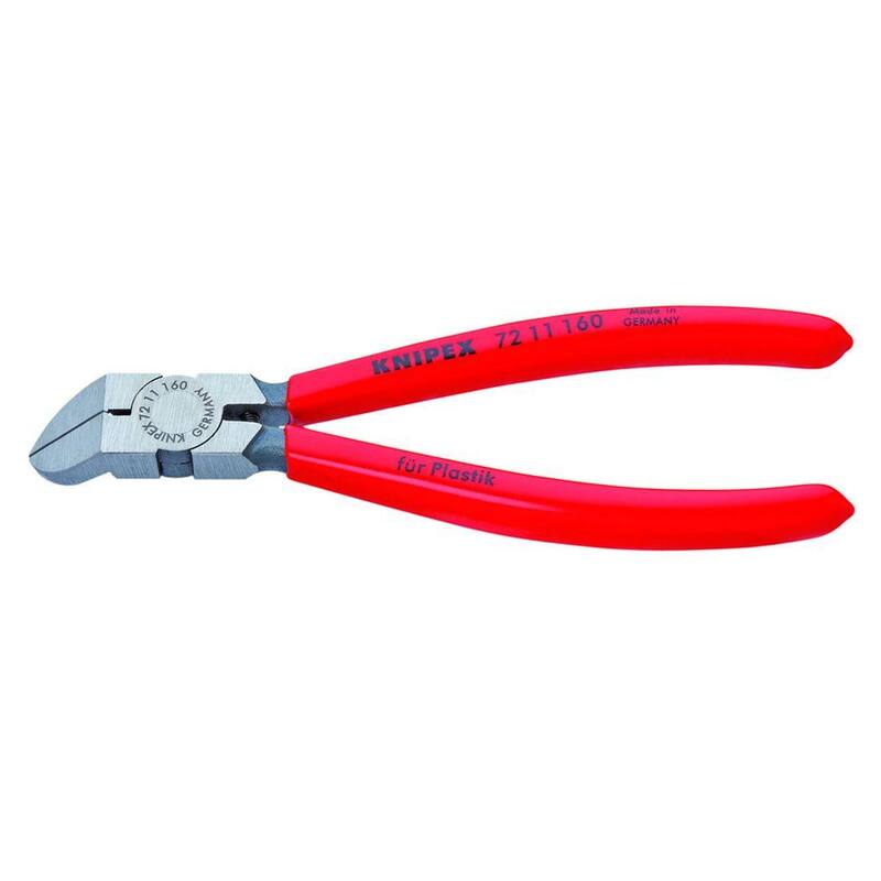 Cortadoras diagonales de corte en ángulo de 45 grados de 6-1/4 pulgadas de KNIPEX - 72 11 160
