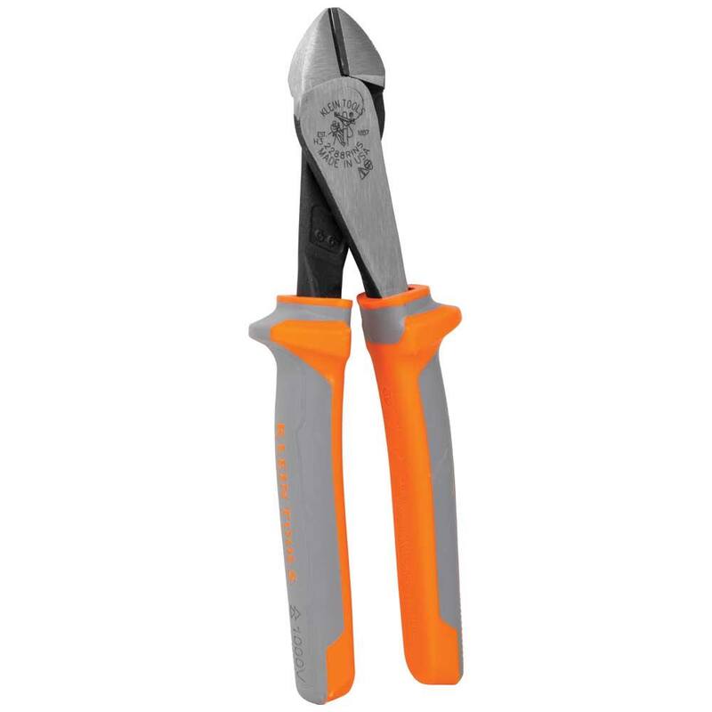 Herramientas Klein 8 pulgadas Pinzas de corte diagonal, aisladas, de alta palanca - 2288RINSSEN