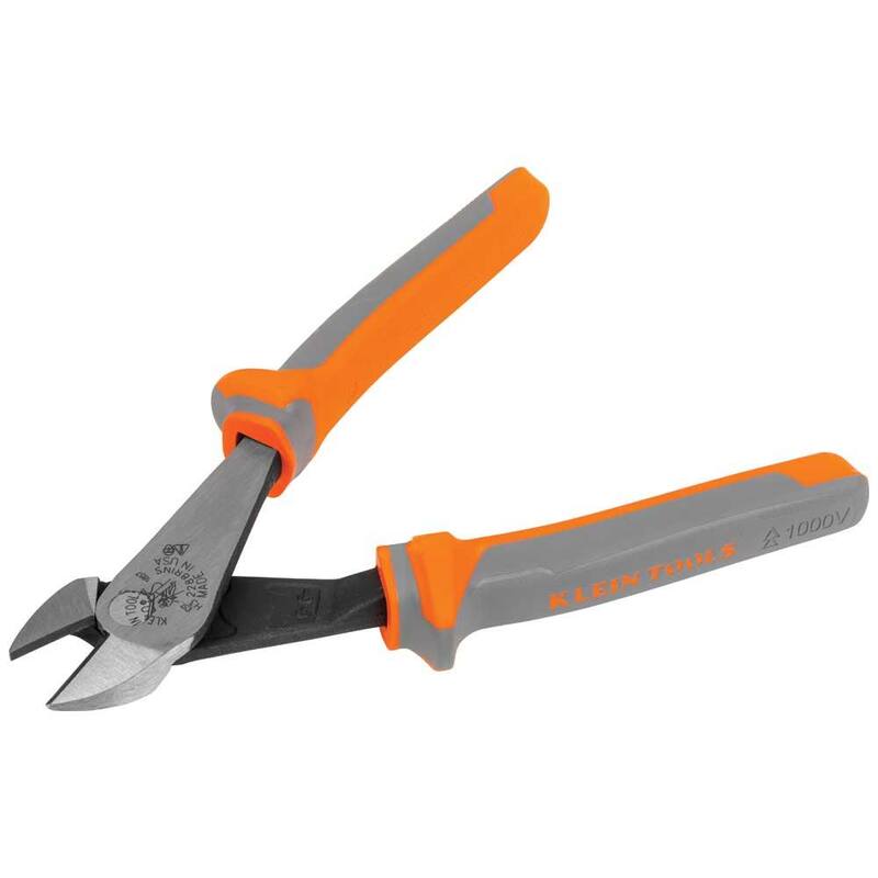 Herramientas Klein 8 pulgadas Pinzas de corte diagonal, aisladas, de alta palanca - 2288RINSSEN