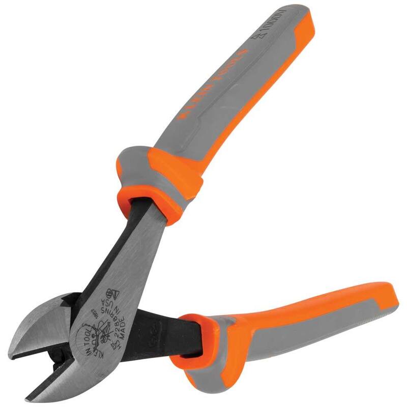 Herramientas Klein 8 pulgadas Pinzas de corte diagonal, aisladas, de alta palanca - 2288RINSSEN
