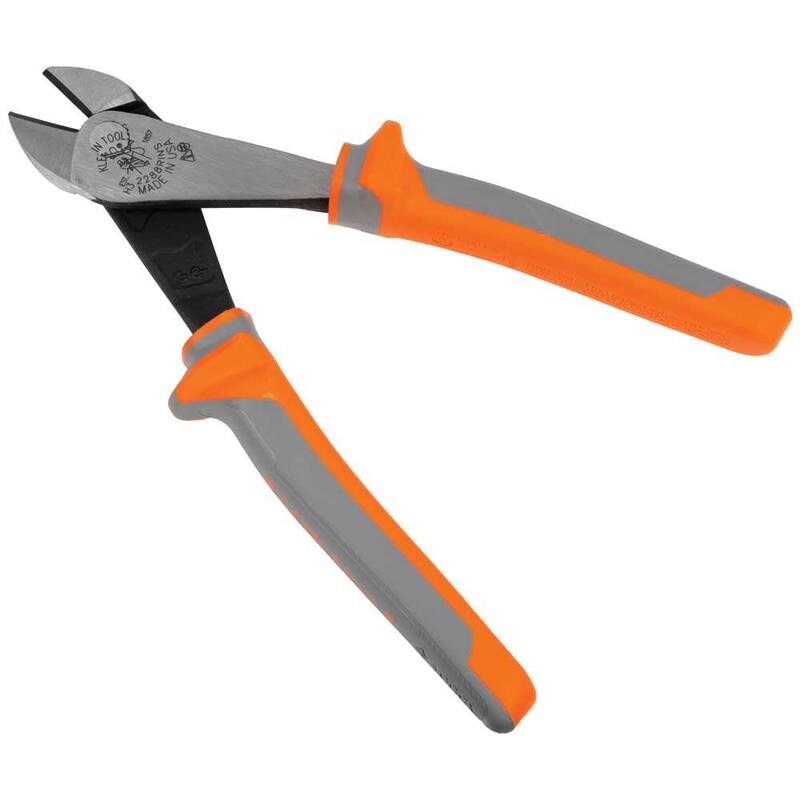 Herramientas Klein 8 pulgadas Pinzas de corte diagonal, aisladas, de alta palanca - 2288RINSSEN