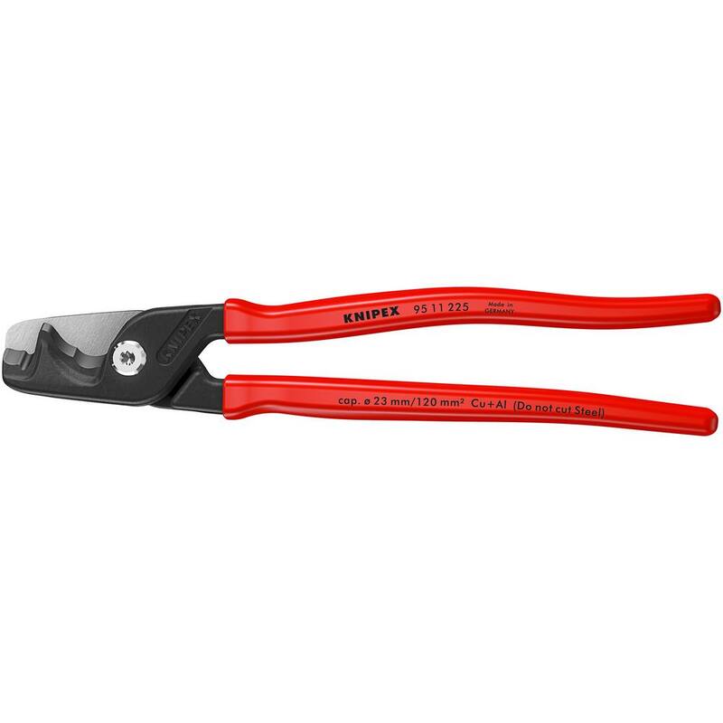 Pinzas cortadoras de cables StepCut XL de 9 pulgadas KNIPEX - 95 11 225