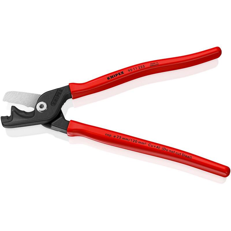 Pinzas cortadoras de cables StepCut XL de 9 pulgadas KNIPEX - 95 11 225