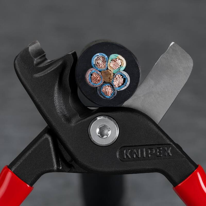 Pinzas cortadoras de cables StepCut XL de 9 pulgadas KNIPEX - 95 11 225