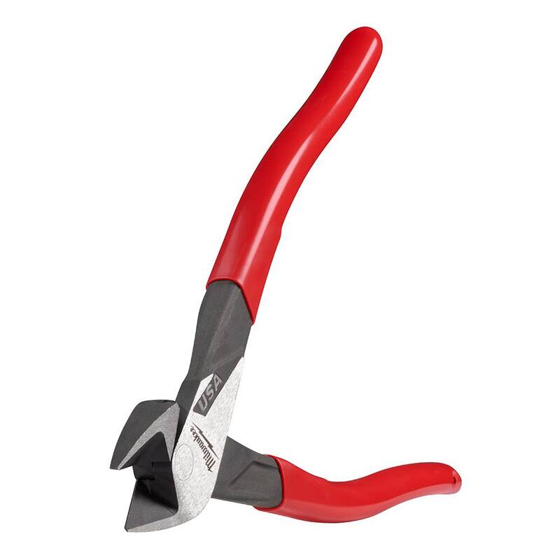 Electricistas de Milwaukee 9 in. Pinzas cortadoras de liniero con engarzadora y cortador de pernos con juego de herramientas de mano destornillador (16 piezas) - MT508-MT505-MT500C-MT200-4-48-22-3079-48