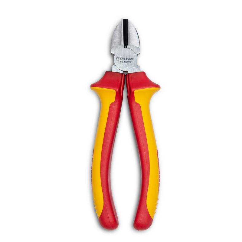 Pinzas cortadoras diagonales aisladas de 7 pulgadas VDE de 1000 voltios - 7DIAGVDE