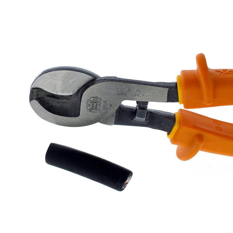Corta cables de alto apalancamiento aislado IDEAL de 9-1/2 pulgadas - 35-9052