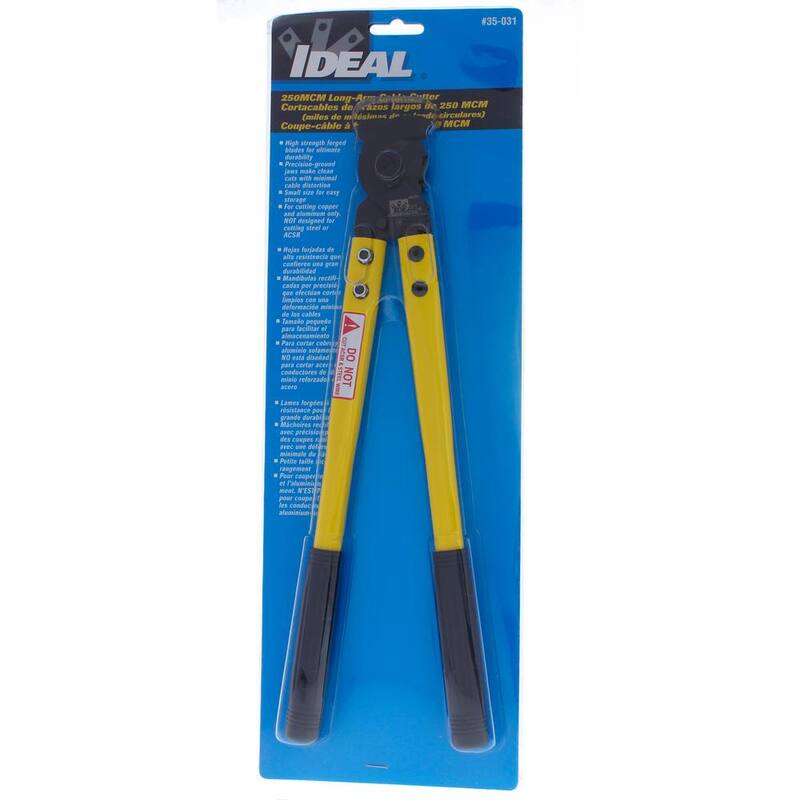 IDEAL 250 MCM 14 pulgadas Cortador de cables de brazo largo - 35-031