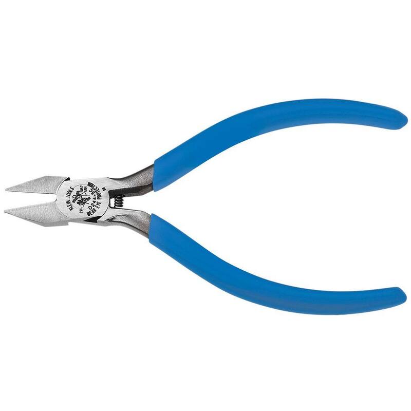 Pinzas de corte diagonal para electricista de Klein Tools de 5 pulgadas - D244-5C