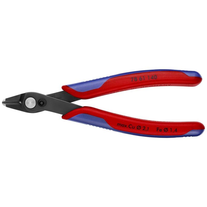 KNIPEX 5-1/2 in. Electronics Super Knips XL con mangos de agarre cómodos - 78 61 140