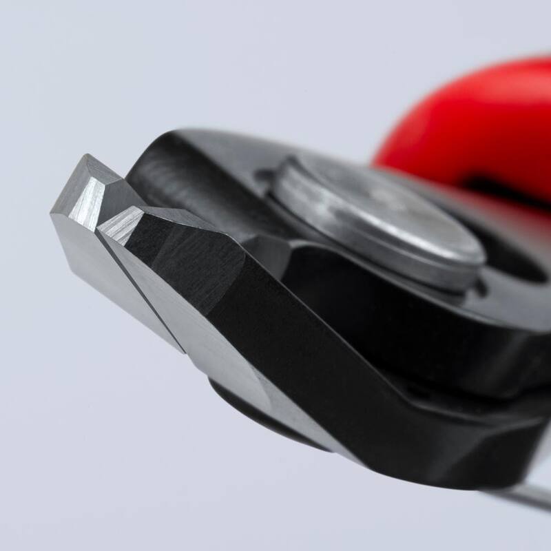 KNIPEX 5-1/2 in. Electronics Super Knips XL con mangos de agarre cómodos - 78 61 140