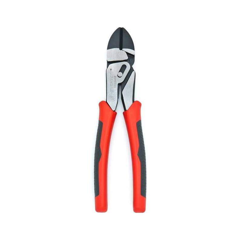 Pinzas de corte diagonal de acción compuesta Crescent Pivot Pro de 8 pulgadas con mangos de material dual - CCA5428