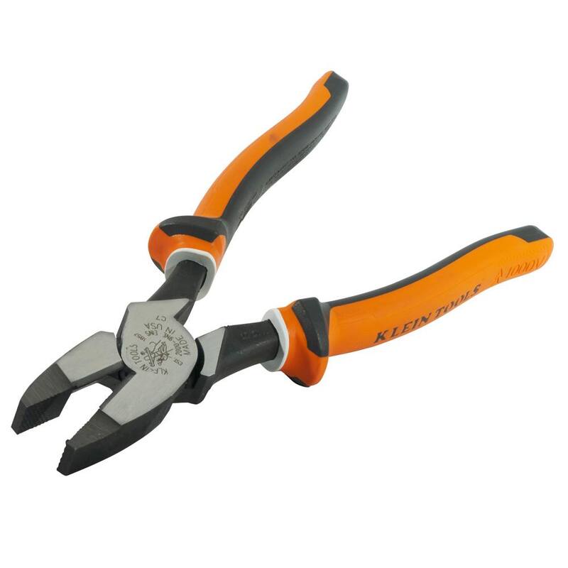 Alicates de corte lateral aislados de alta resistencia Klein Tools - 20009NEEINS.