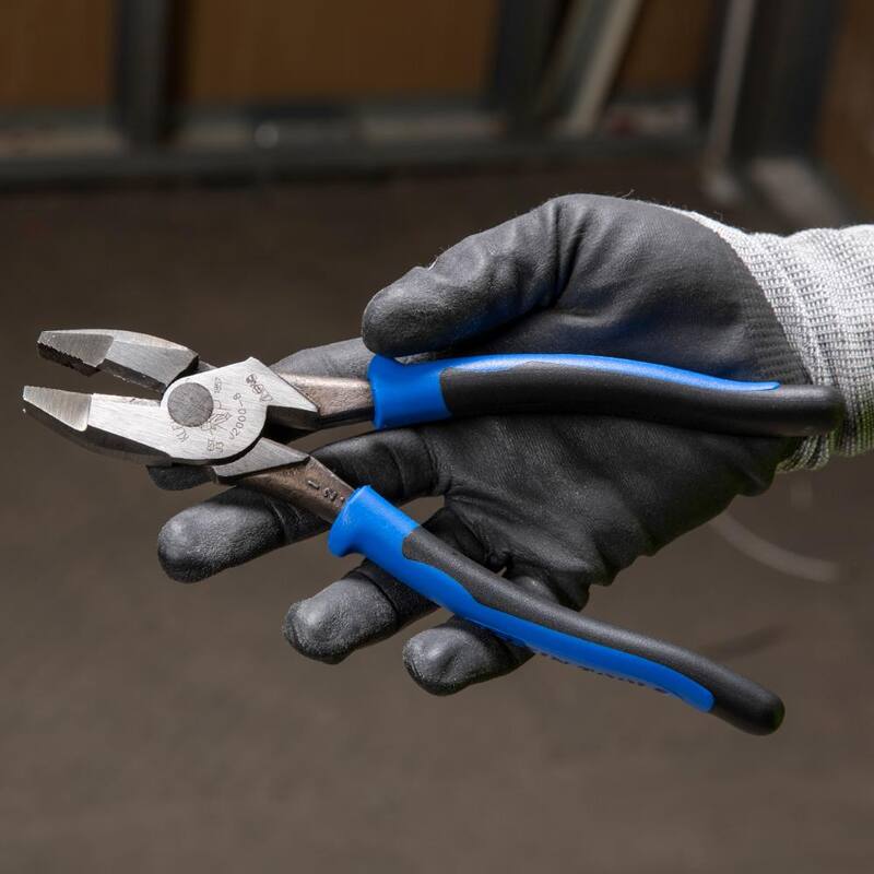 Herramientas Klein 8 pulgadas. Pinzas de corte lateral de trabajo pesado Journeyman - J20008