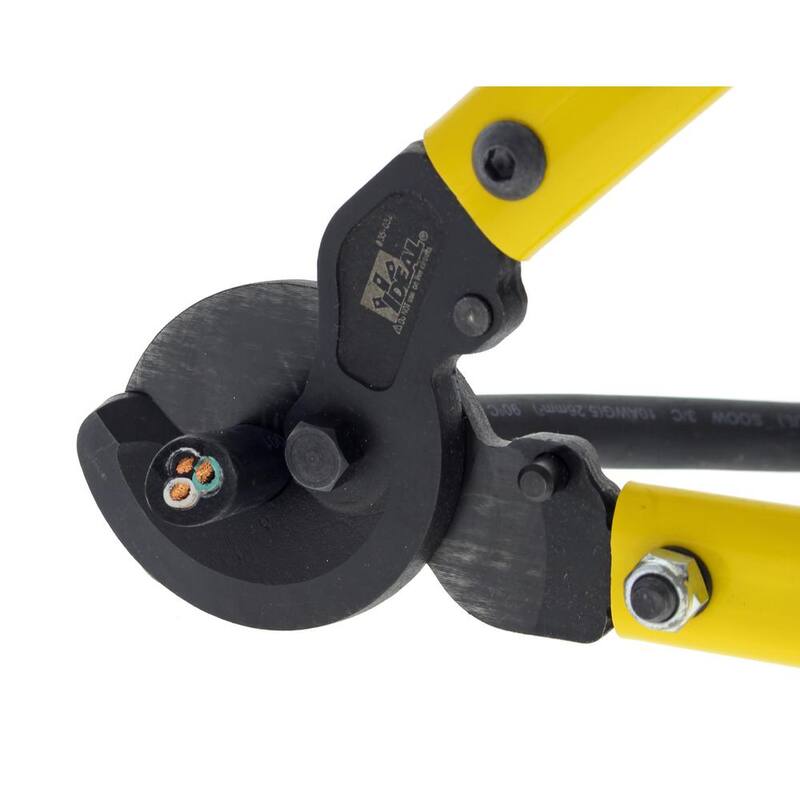 Cortador de cable de brazo largo 22 pulgadas de IDEAL 500 MCM 1 pulgada de diámetro - 35-032