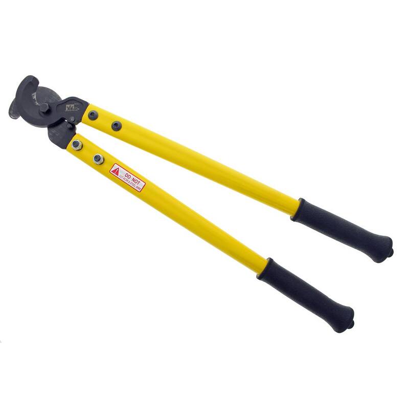 Cortador de cable de brazo largo 22 pulgadas de IDEAL 500 MCM 1 pulgada de diámetro - 35-032