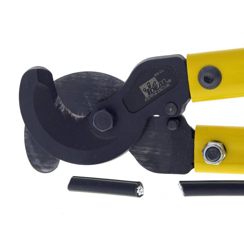 Cortador de cable de brazo largo 22 pulgadas de IDEAL 500 MCM 1 pulgada de diámetro - 35-032