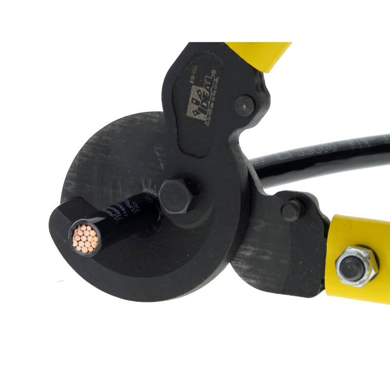 Cortador de cable de brazo largo 22 pulgadas de IDEAL 500 MCM 1 pulgada de diámetro - 35-032