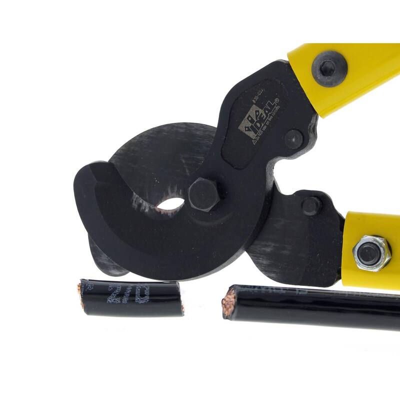 Cortador de cable de brazo largo 22 pulgadas de IDEAL 500 MCM 1 pulgada de diámetro - 35-032
