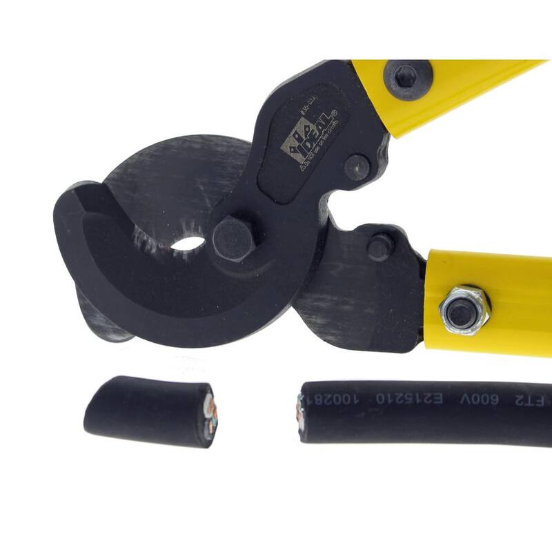 Cortador de cable de brazo largo 22 pulgadas de IDEAL 500 MCM 1 pulgada de diámetro - 35-032