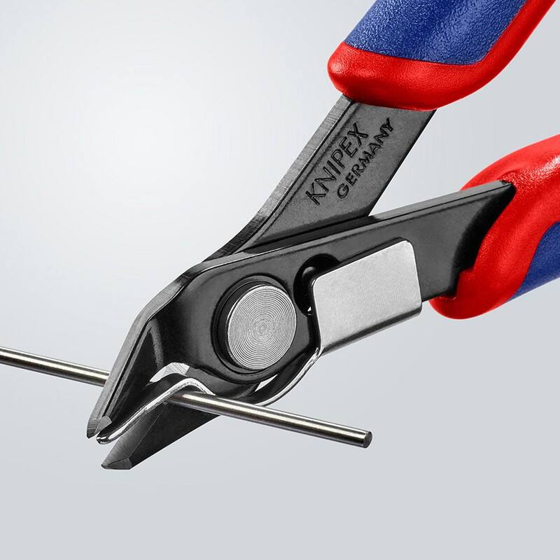 KNIPEX Pinzas Super-Knips de 5 pulgadas para Electrónica con Agarre Confort - 78 91 125