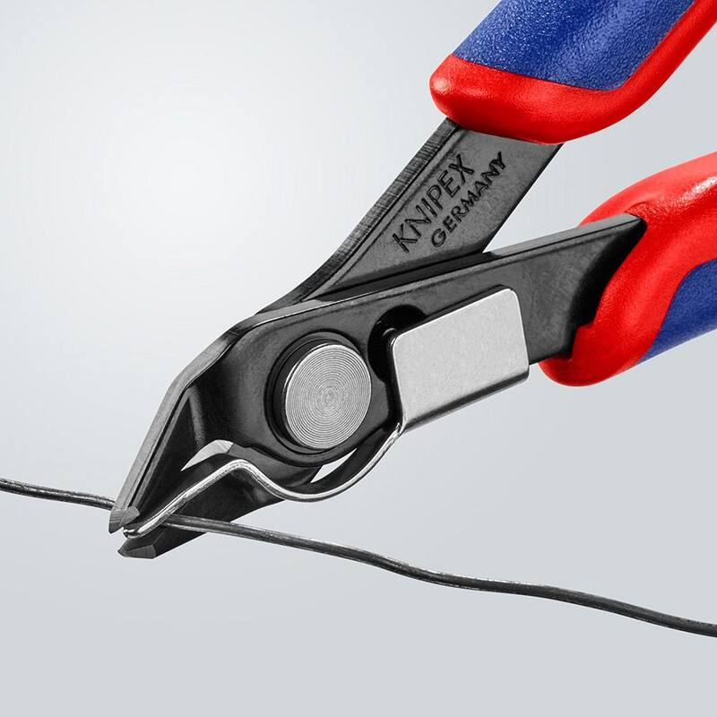 KNIPEX Pinzas Super-Knips de 5 pulgadas para Electrónica con Agarre Confort - 78 91 125