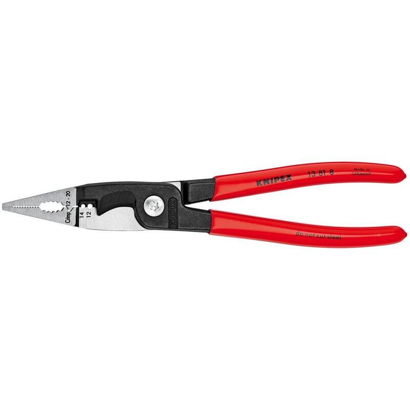 Pinzas de instalación eléctrica KNIPEX de 8 pulgadas - 13 81 8