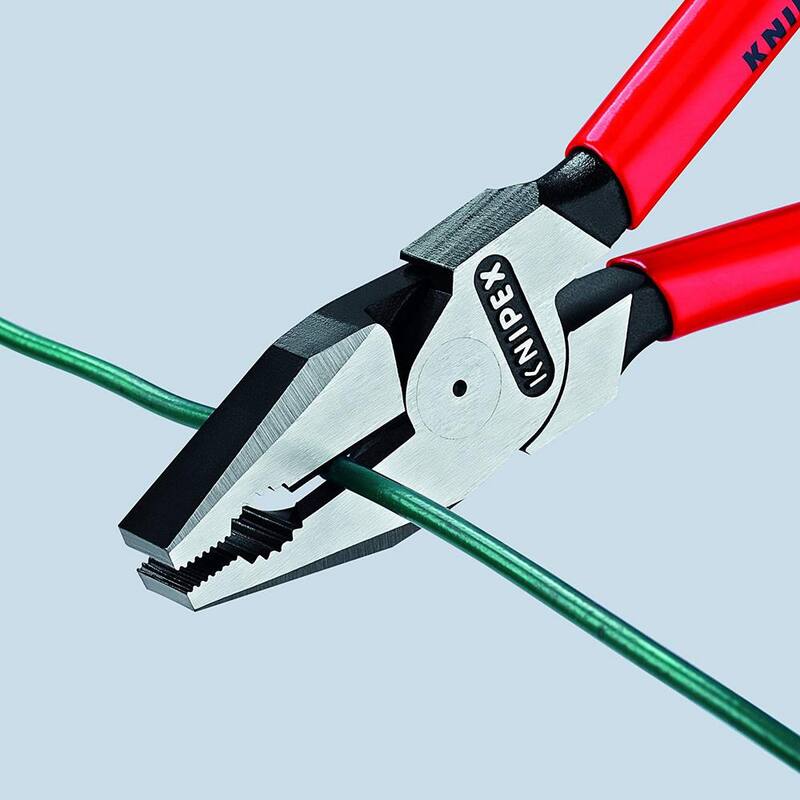 KNIPEX 8 pulgadas Llave Combinada de Corte Cruzado de Alta Palanca - 02 01 200
