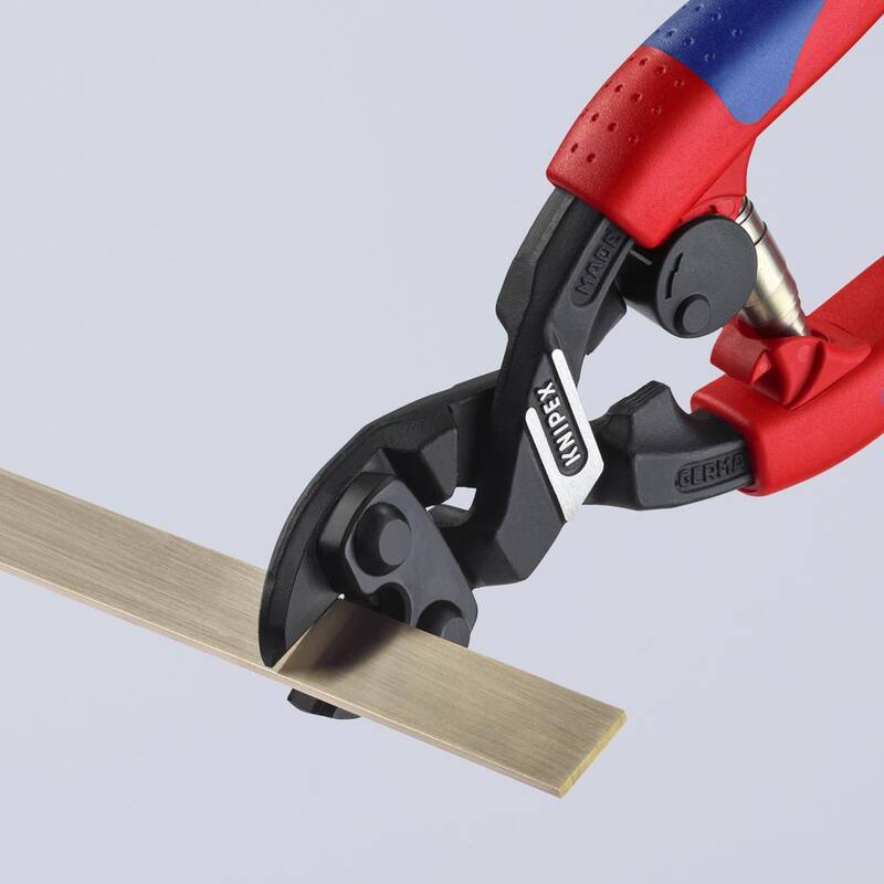 KNIPEX Alicate de corte de alto rendimiento con palanca para plástico y metal blando - 72 62 200