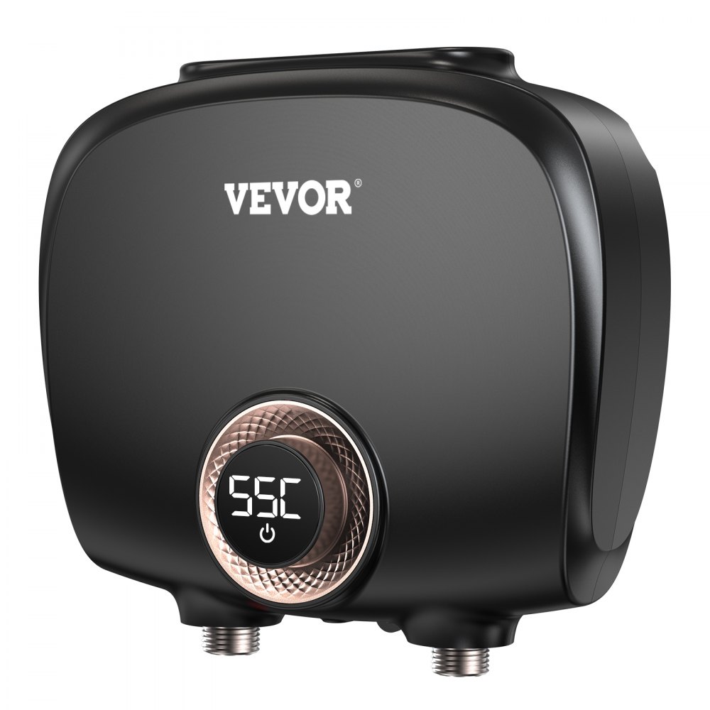 VEVOR Tankless Water Heater Electric, 7kw On Demand Instant Under Sink Water Boiler, Digital Temperature Display & Easy Installation & 24-Hour Water Supply, For Kitchen Bathroom Faucet And Shower - JRSCB7KWDDLPXXI0WV1