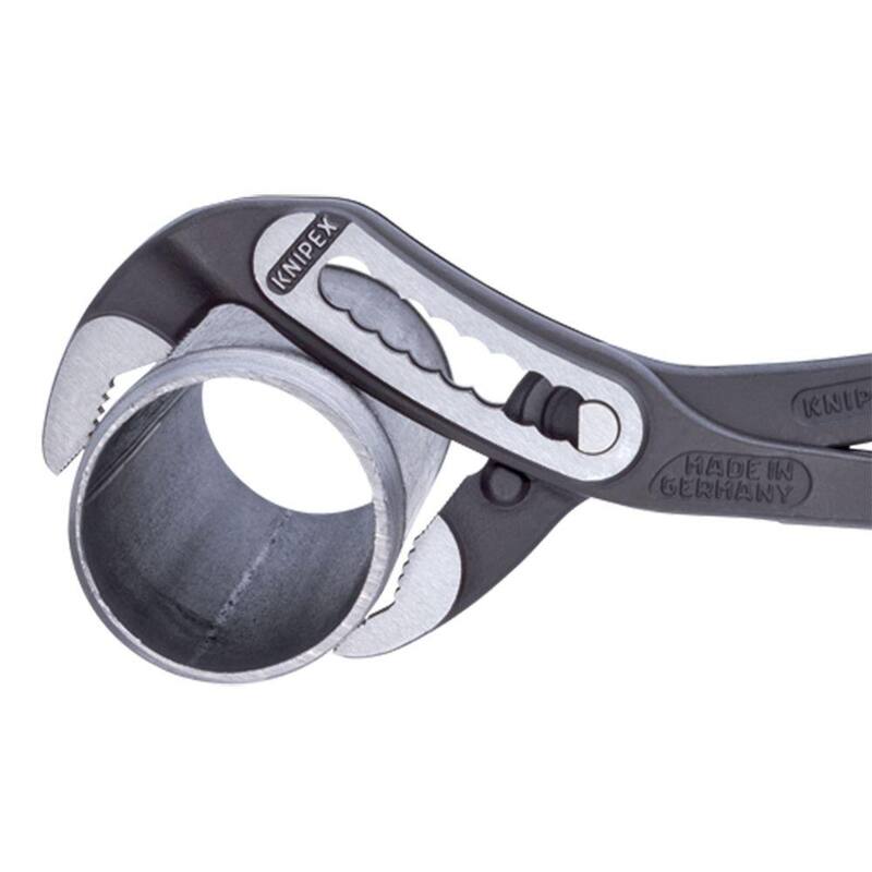 KNIPEX Tenazas de cocodrilo de acero forjado de servicio pesado de 10 pulgadas con dientes de 61 HRC y aislamiento de 1,000 voltios - 88 08 250 SBA