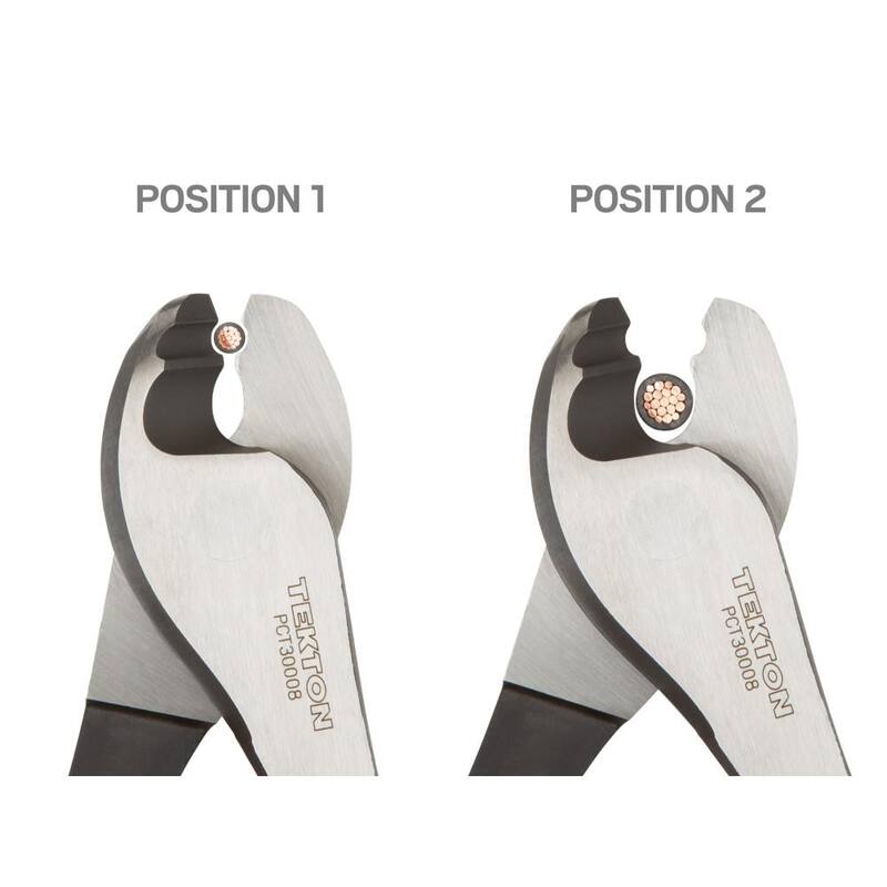 Pinzas cortadoras de cable TEKTON de 8 pulgadas - PCT30008