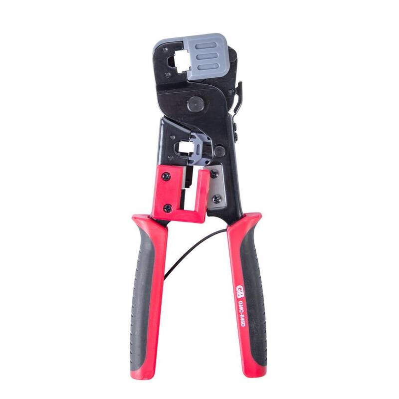 Gardner Bender Premium Metal RG11 RJ45 Modular Plug Crimper - GMC-1145D

Criminador de enchufe modular RJ45 RG11 de metal premium de Gardner Bender - GMC-1145D