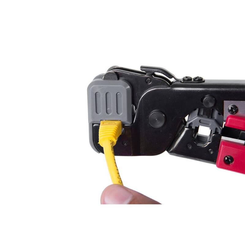 Gardner Bender Premium Metal RG11 RJ45 Modular Plug Crimper - GMC-1145D

Criminador de enchufe modular RJ45 RG11 de metal premium de Gardner Bender - GMC-1145D
