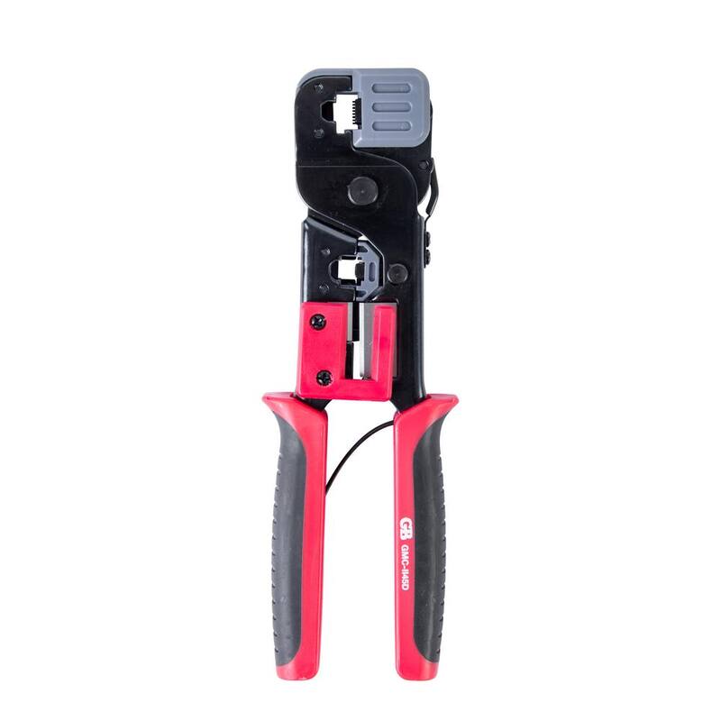 Gardner Bender Premium Metal RG11 RJ45 Modular Plug Crimper - GMC-1145D

Criminador de enchufe modular RJ45 RG11 de metal premium de Gardner Bender - GMC-1145D