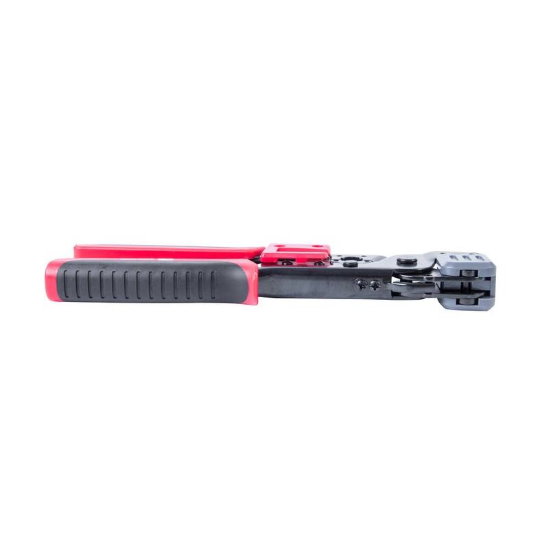 Gardner Bender Premium Metal RG11 RJ45 Modular Plug Crimper - GMC-1145D

Criminador de enchufe modular RJ45 RG11 de metal premium de Gardner Bender - GMC-1145D