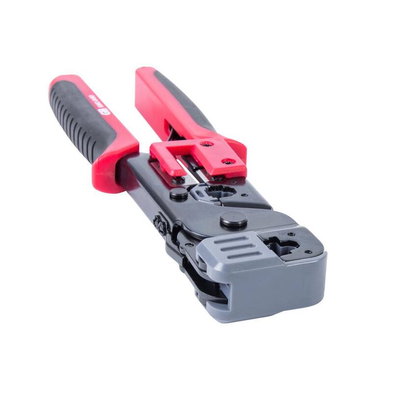 Gardner Bender Premium Metal RG11 RJ45 Modular Plug Crimper - GMC-1145D

Criminador de enchufe modular RJ45 RG11 de metal premium de Gardner Bender - GMC-1145D