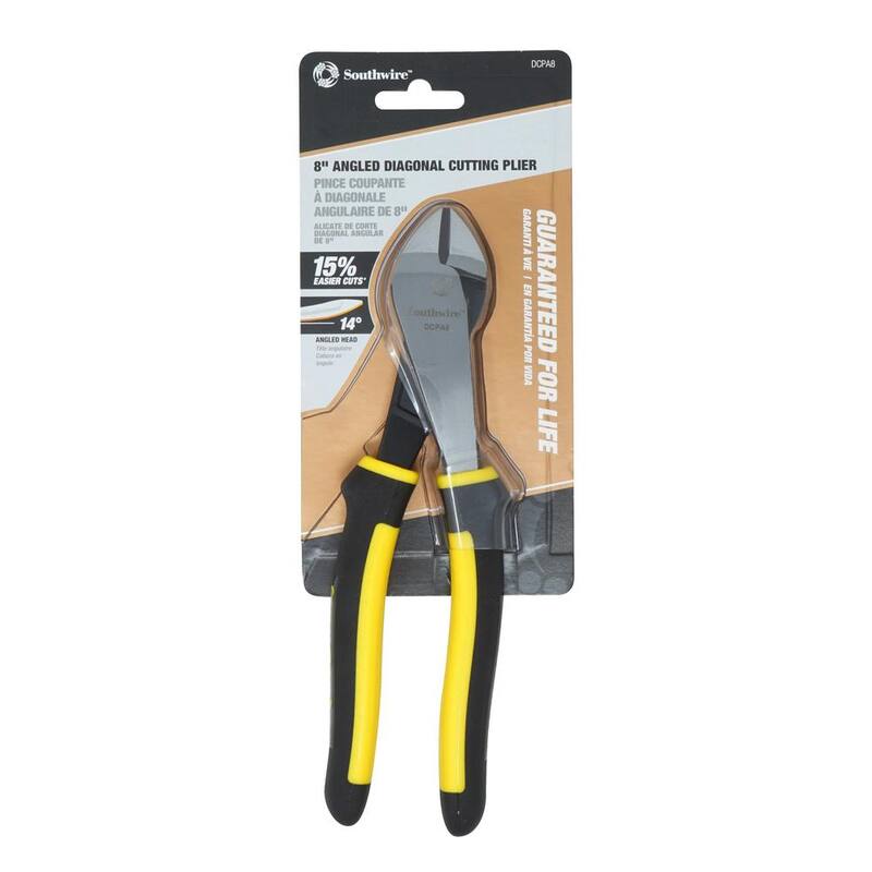 Pinzas diagonales de corte de cabeza angular de alta palanca de 8 pulgadas Southwire - 58993240