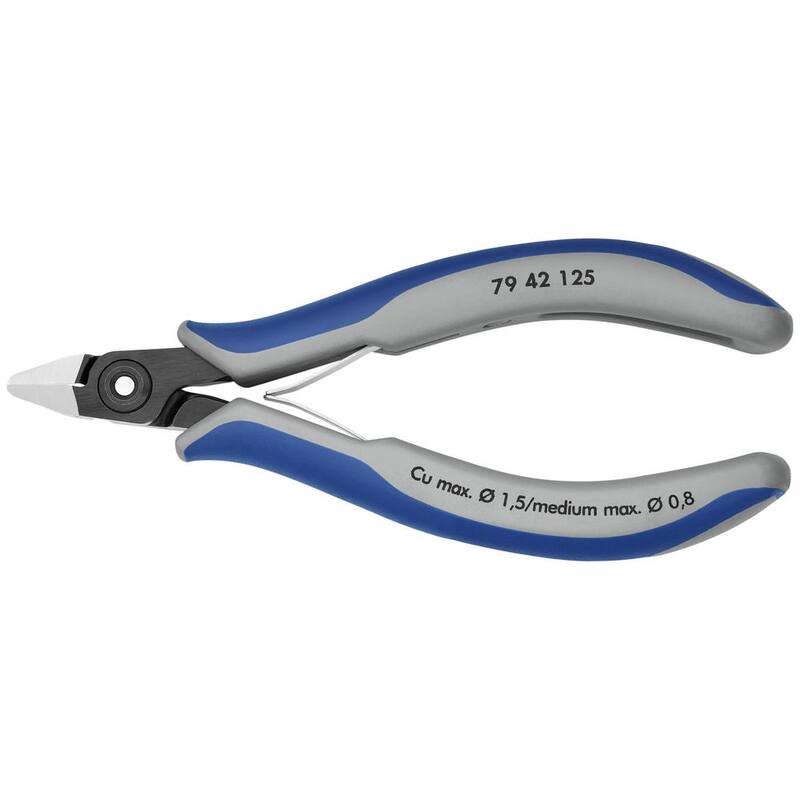KNIPEX 5 pulgadas. Pinzas de corte diagonales de precisión para electrónica con mangos ergonómicos - 79 42 125