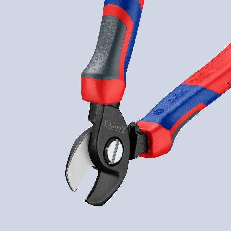 KNIPEX 6-1/2 pulgadas Tijeras de cable con agarre cómodo - 95 12 165