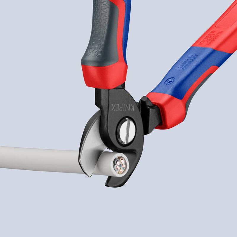 KNIPEX 6-1/2 pulgadas Tijeras de cable con agarre cómodo - 95 12 165