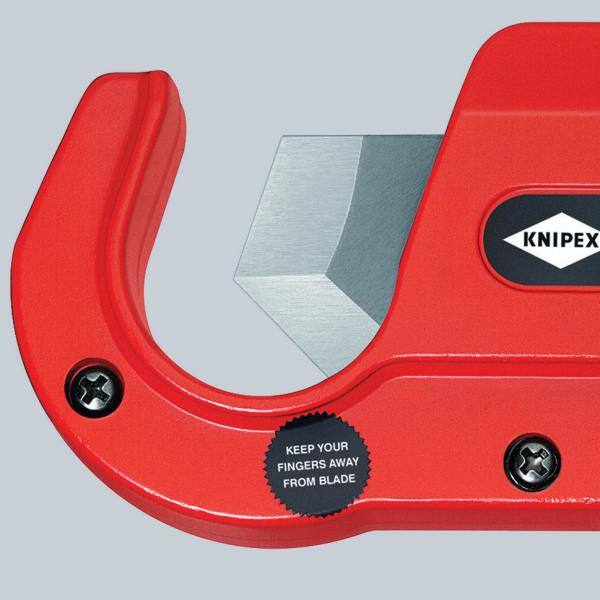 Cortador de tubos de plástico KNIPEX de 7-1/4 pulgadas con empuñadura de pistola - 94 10 185
