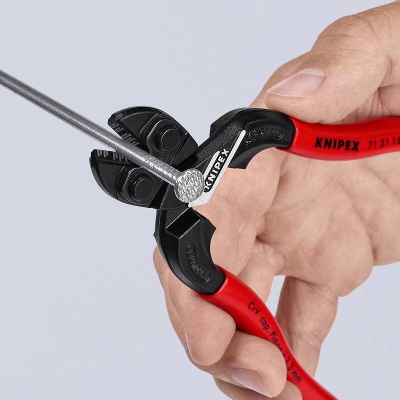 Pinzas de corte KNIPEX CoBolt S con hoja dentada - 71 31 160