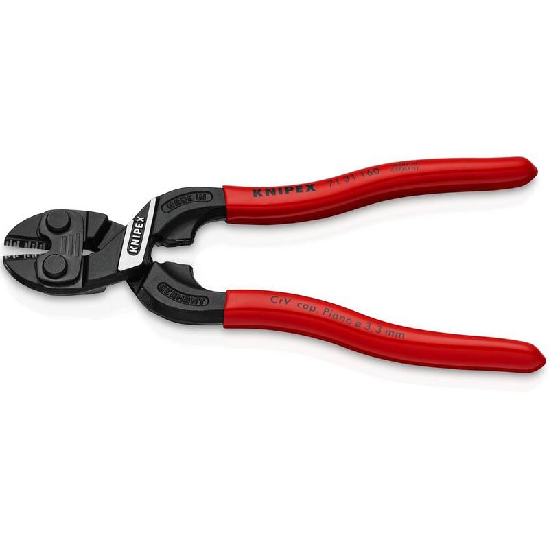 Pinzas de corte KNIPEX CoBolt S con hoja dentada - 71 31 160